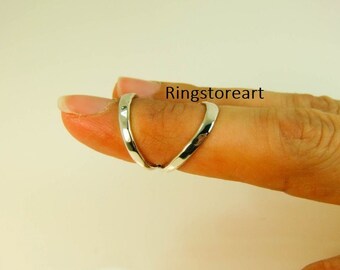 Solid Sterling Silver Swan Ring, Splint Ring, Swan Neck Splint For Dip Joint, RA Dip Rheumatoid Arthritis Splint Ring,gift items,silver item