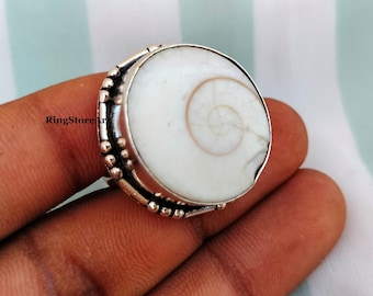 Shiva Eye ring, Handmade Ring, Silver Shiva Eye ring, Solid Sterling Silver ring, Shiva Eye Shell Ring ,Shell Ring, silver ring,new ring