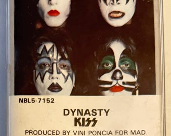 Vintage Kiss Album Self Titled Kiss Debut LP Kiss Blue Label