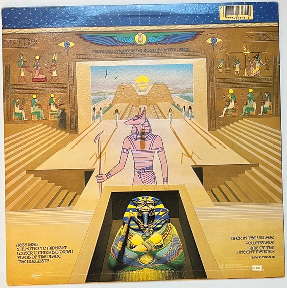 Iron Maiden Powerslave レコード Iron Maiden – Powerslave (LP) Rare, Promo Copy - Etsy