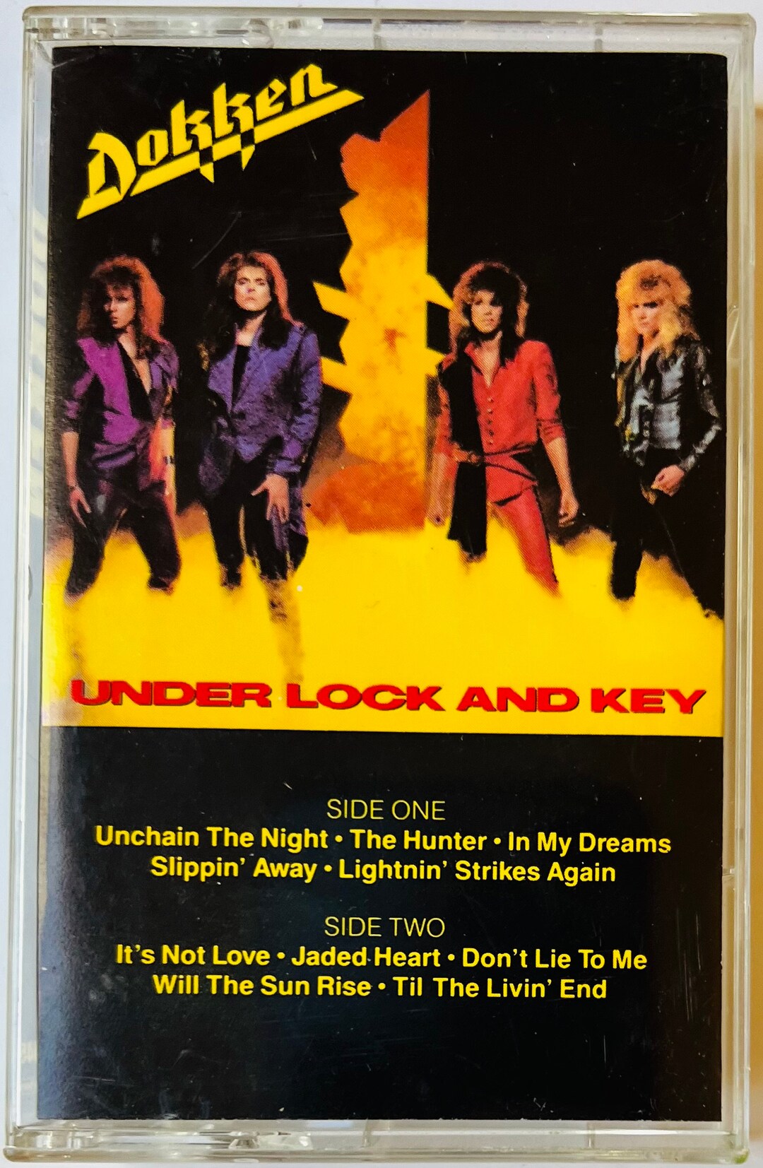 Dokken Under Lock and Key cassette Etsy