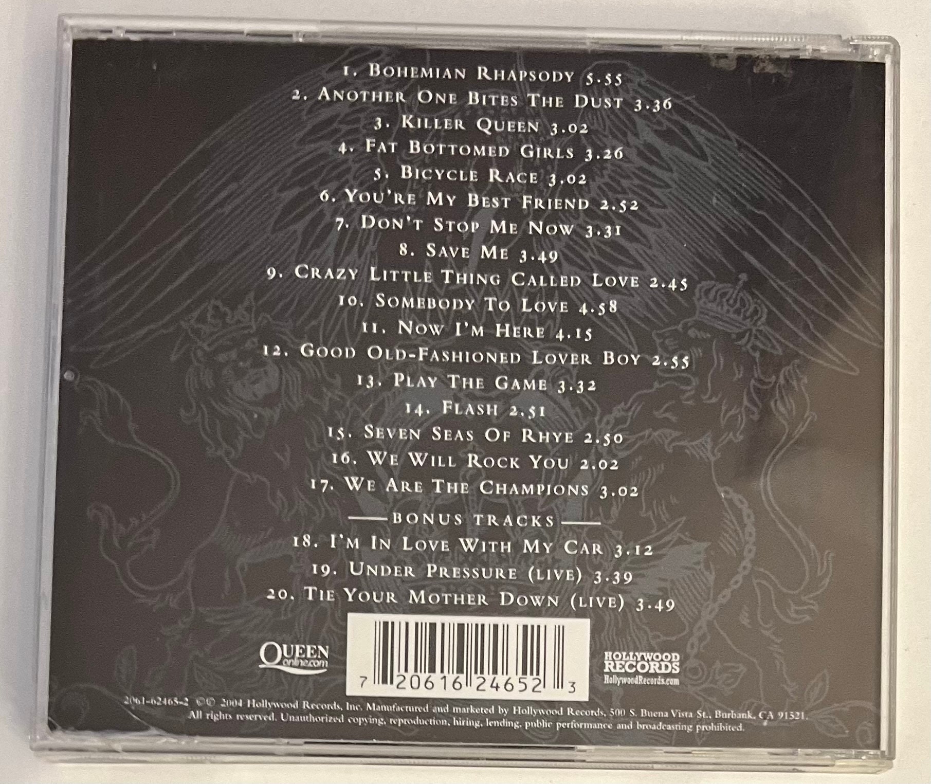 Queen – Greatest Hits (CD) - Etsy