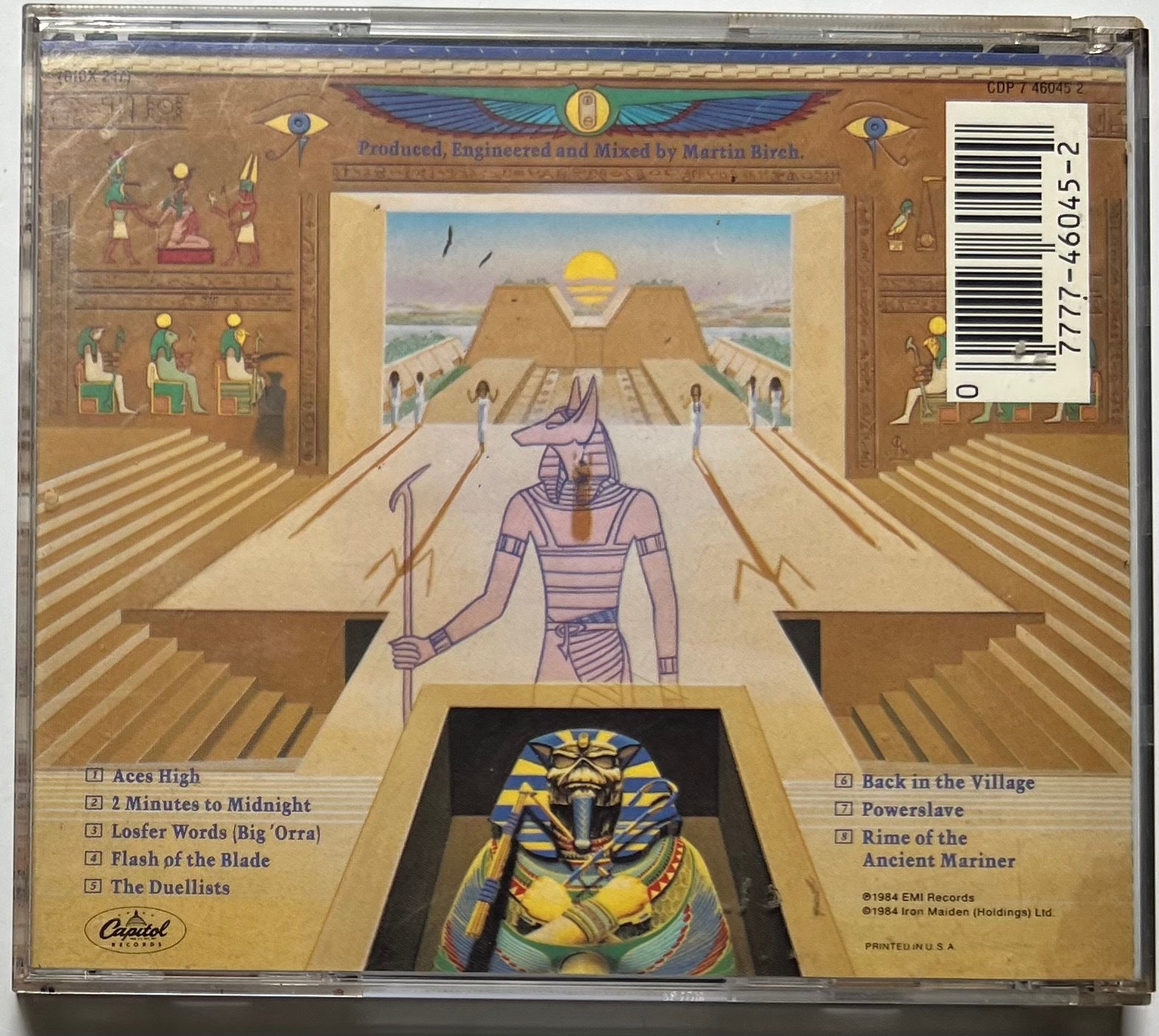 Iron Maiden – Powerslave (CD) - Etsy