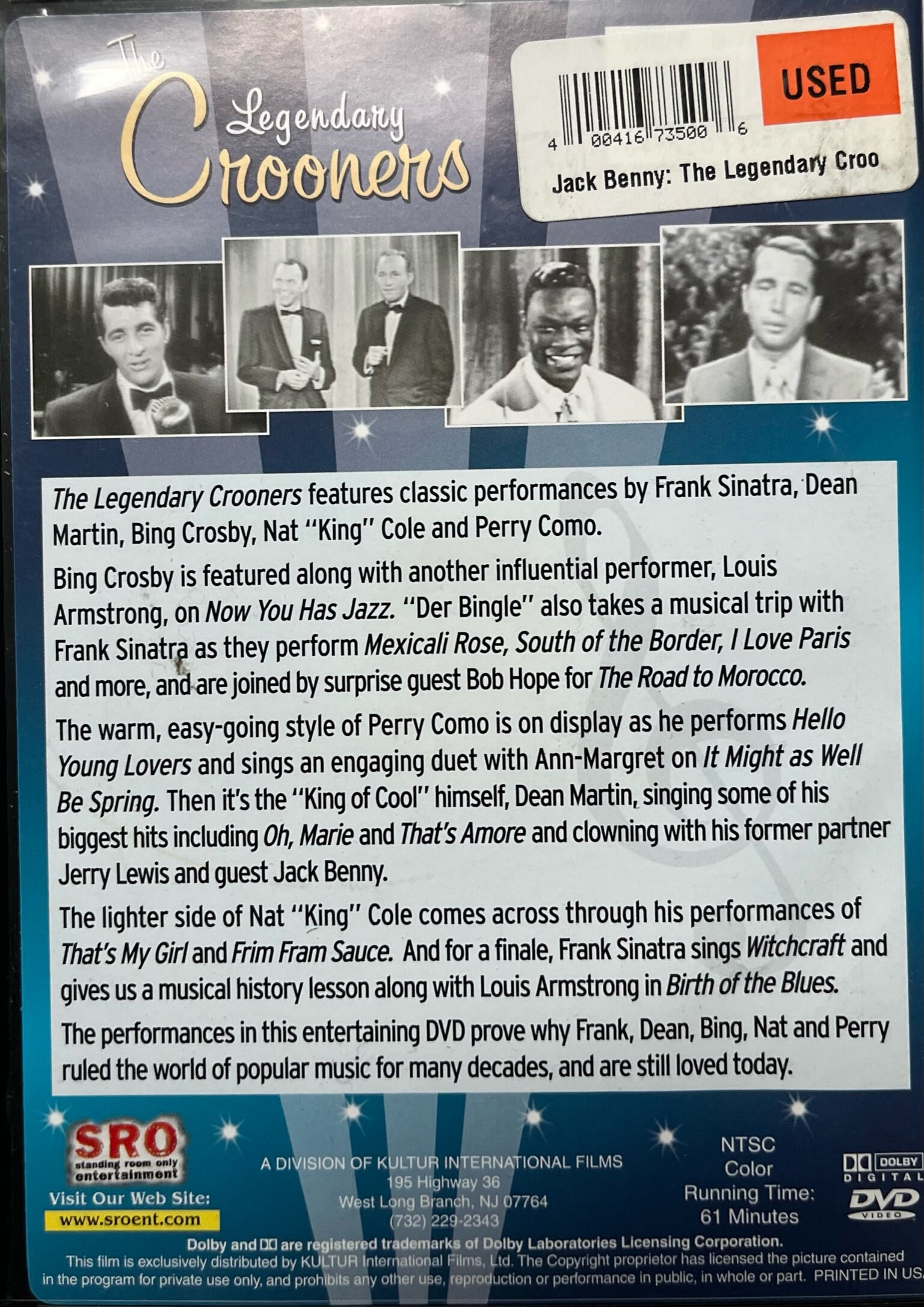 Legendary Crooners (DVD) - Etsy
