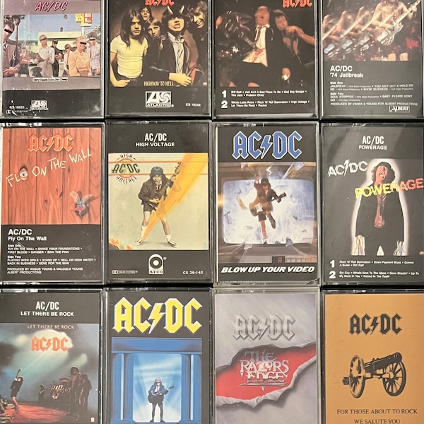 ACDC - Various Titles (Cassette)