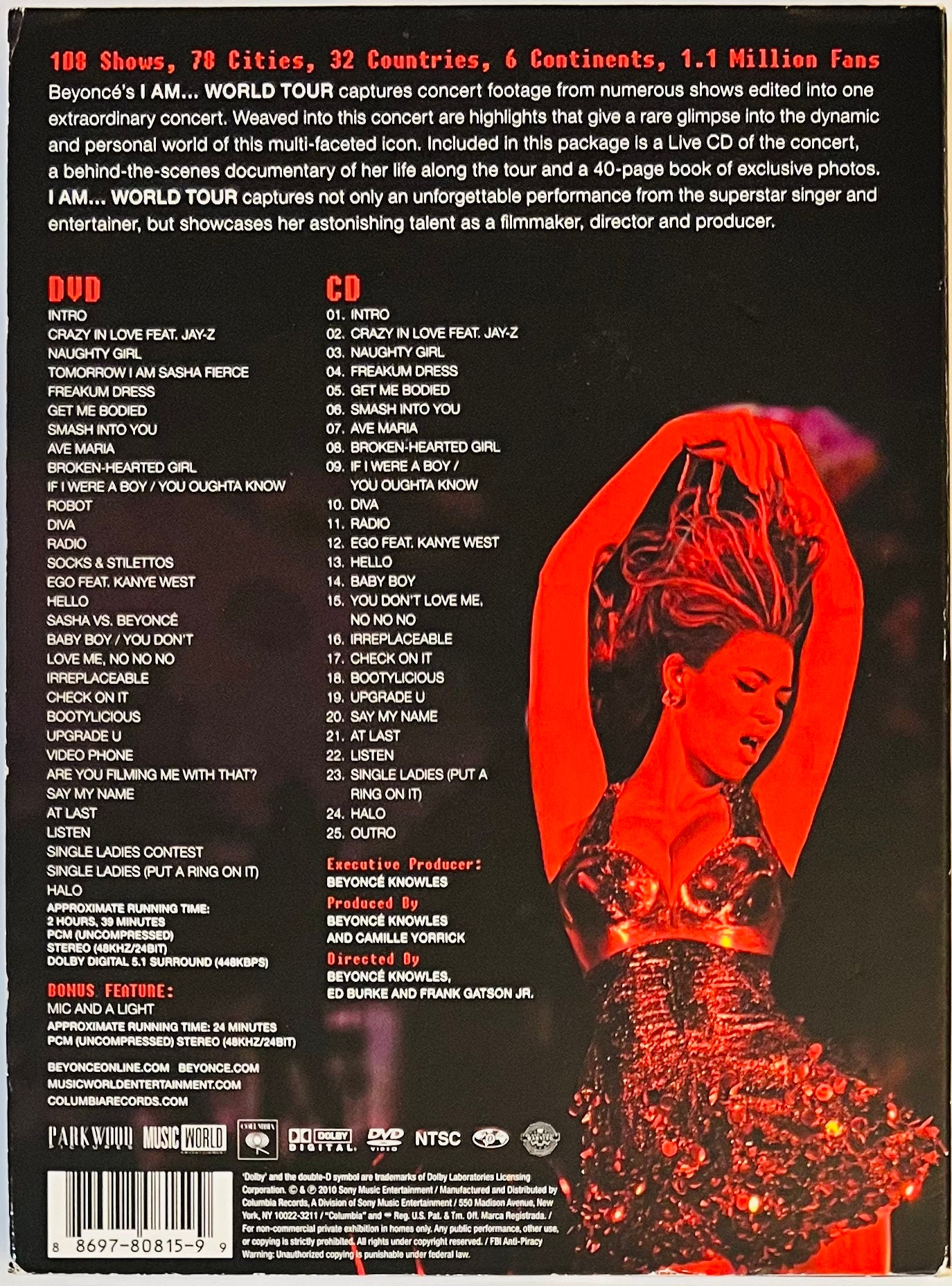 Beyonce: I Am World Tour DVD 2009 Walmart Exclusive - NEW