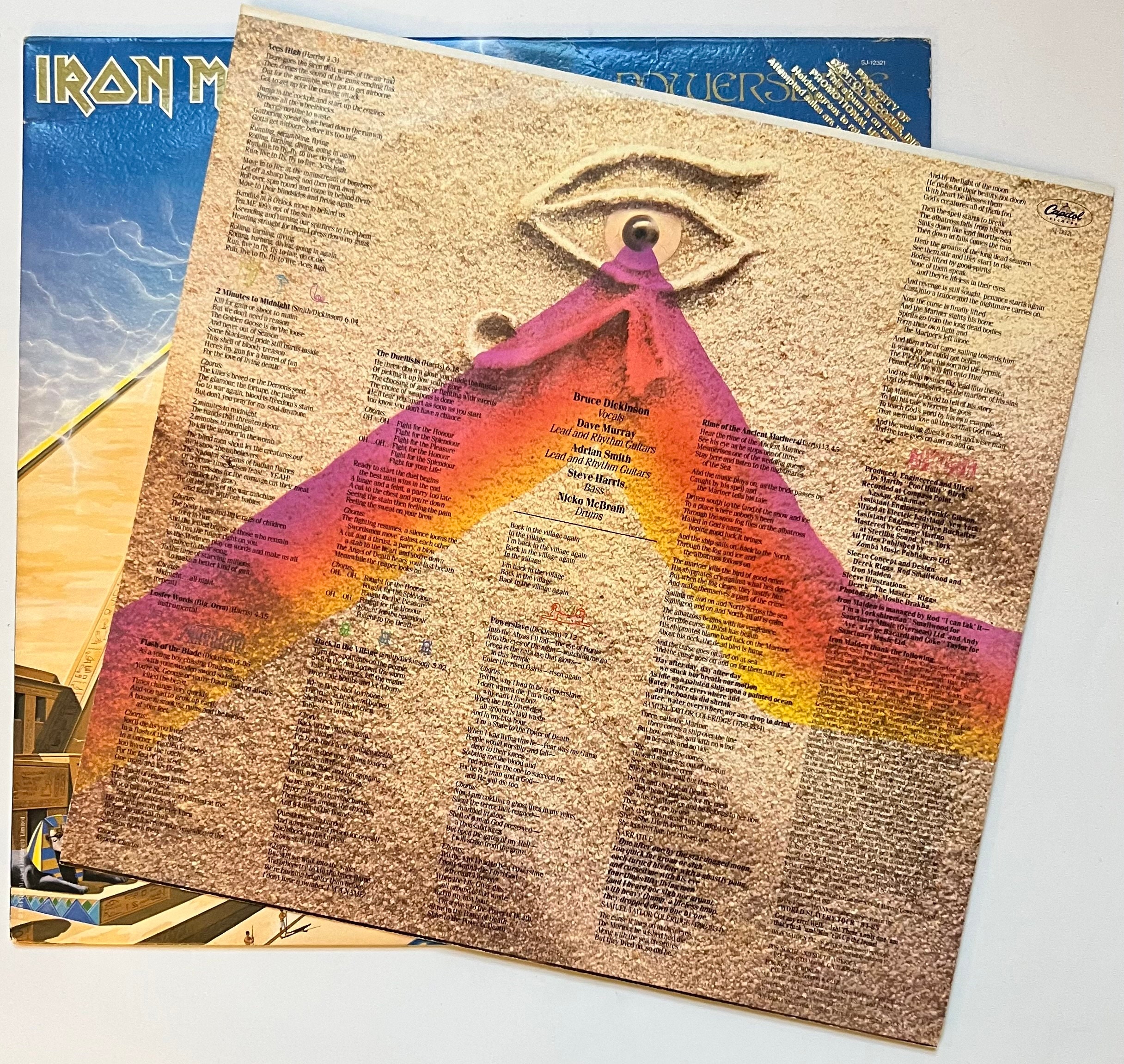 Iron Maiden – Powerslave (LP) Rare, Promo Copy - Etsy Iron Maiden – Powerslave (LP) Rare, Promo Copy - Etsy