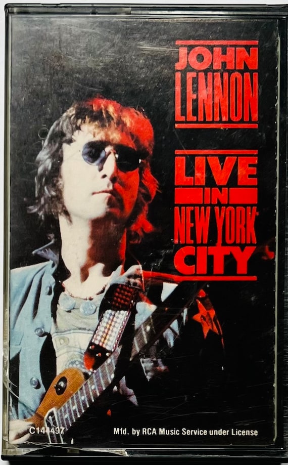 John Lennon – Live in New York City (cassette) - Etsy