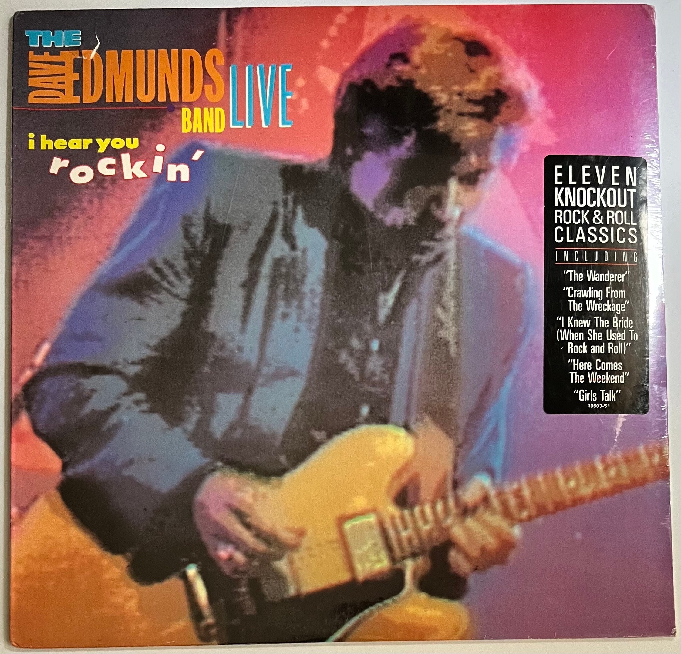 The Dave Edmunds Band Live – I Hear You Rockin' (LP) Sealed, image size:2245x2157