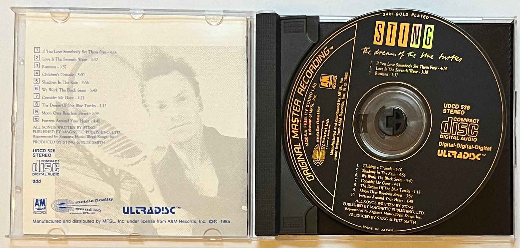 Sting – The Dream Of The Blue Turtles – CD (Gold Disc