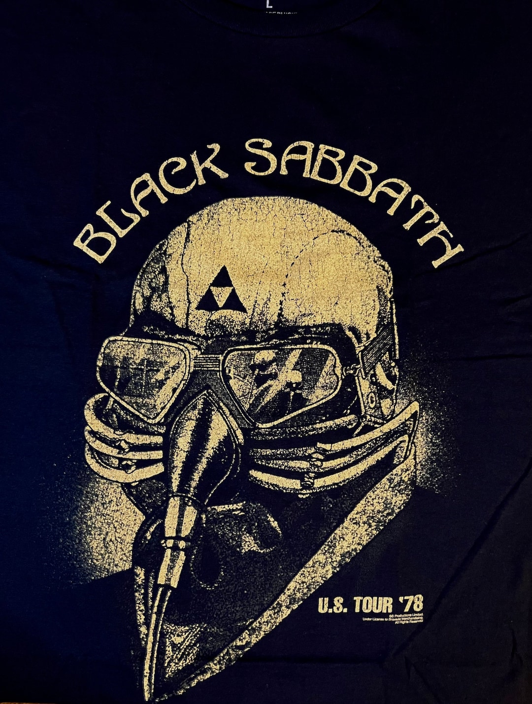 Black sabbath 78 tour t shirt hotsell