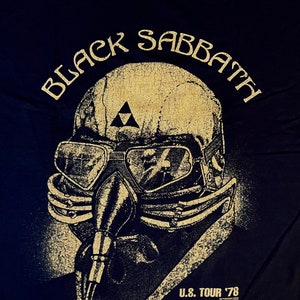 Black Sabbath Tour 78 (T-shirt) New