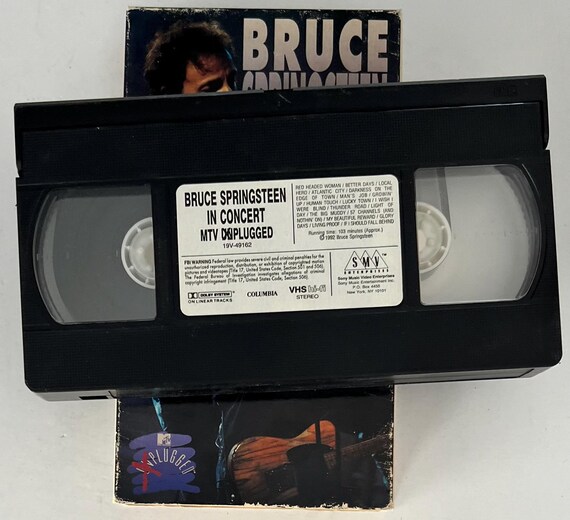 ブルース・スプリングスティーン LIVE IN UNPLUGGED VHS ブルース・スプリングスティーン LIVE IN UNPLUGGED VHS