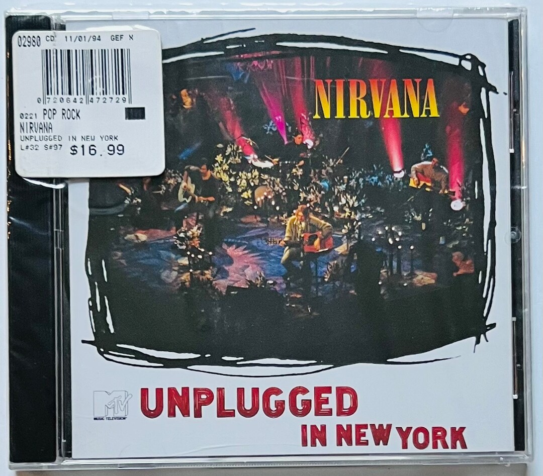 Nirvana MTV Unplugged in New York CD Sealed - Etsy Nirvana MTV Unplugged in New York CD Sealed - Etsy