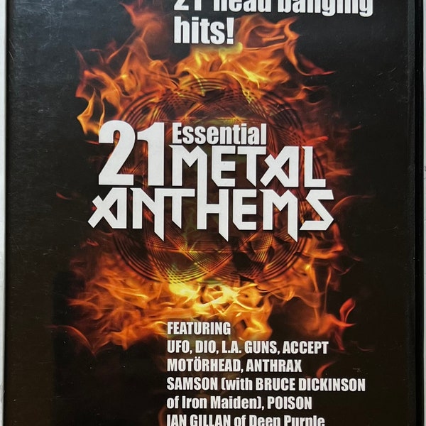 21 Essential Metal Anthems, Various Artists (DVD)