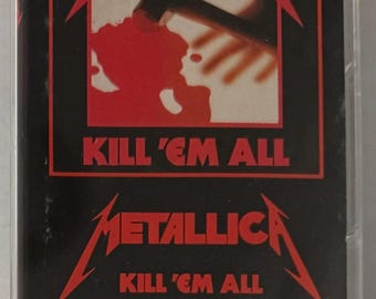 Metallica – Kill 'em All (cassette) First Press - Etsy
