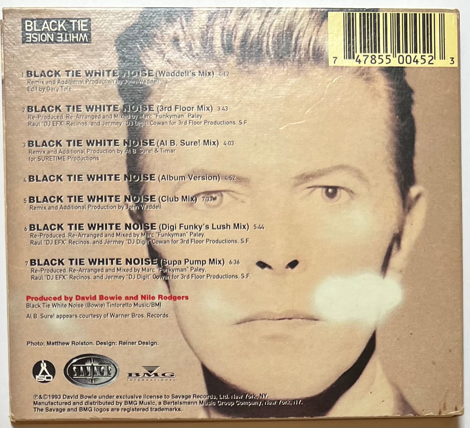 David Bowie Black Tie White Noise