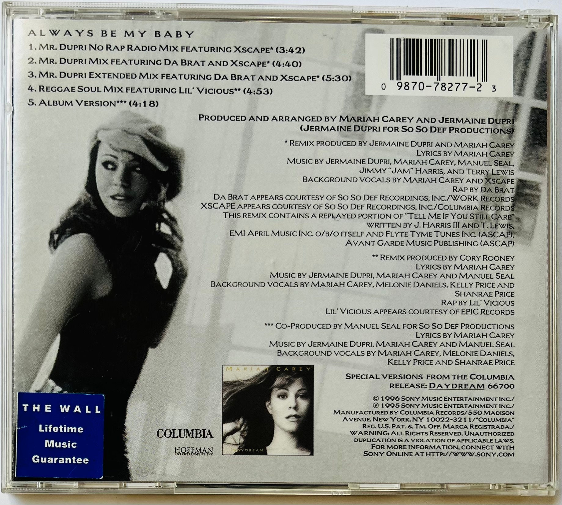 Mariah Carey Always Be My Baby Album Cover