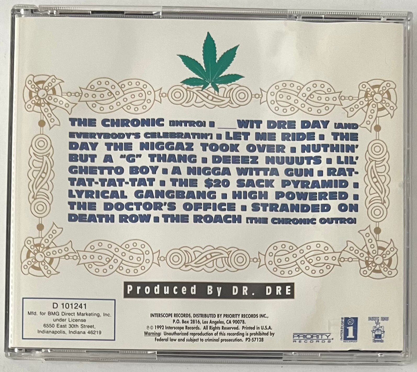 Dr. Dre The Chronic レコード 1992年 Dr. Dre – The Chronic – Vinyl (LP, Album), 1992 [r226082