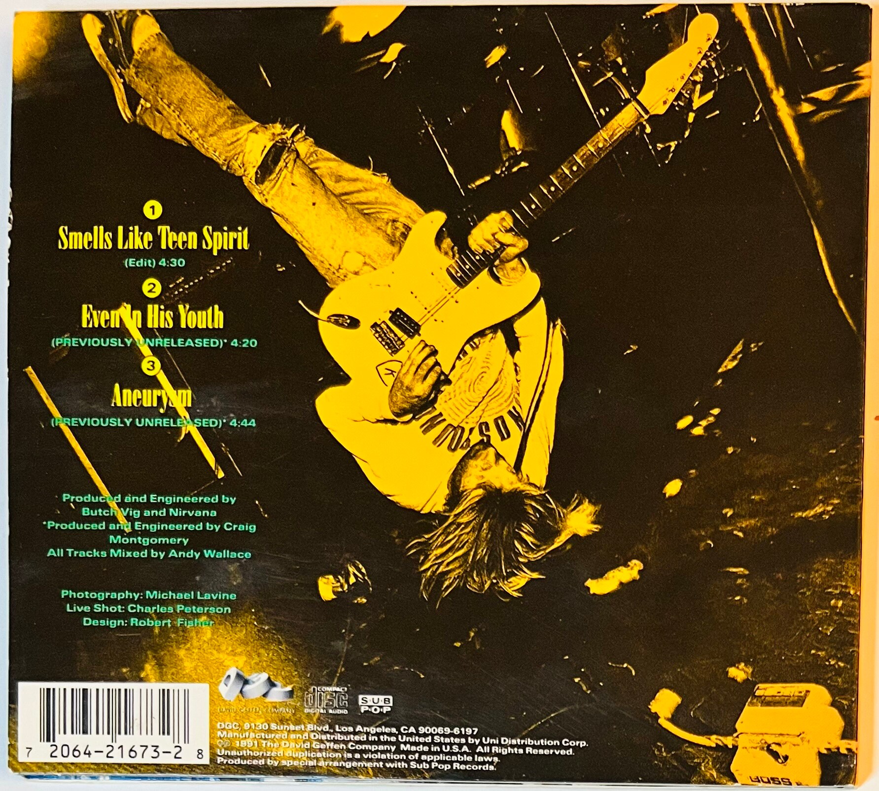 Nirvana (US) Smells Like Teen Spirit - Reissue UK 7