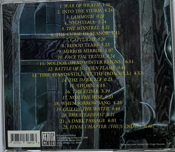 Blind Guardian - Nightfall in Middle-earth (CD) - Etsy Blind Guardian - Nightfall in Middle-earth (CD) - Etsy