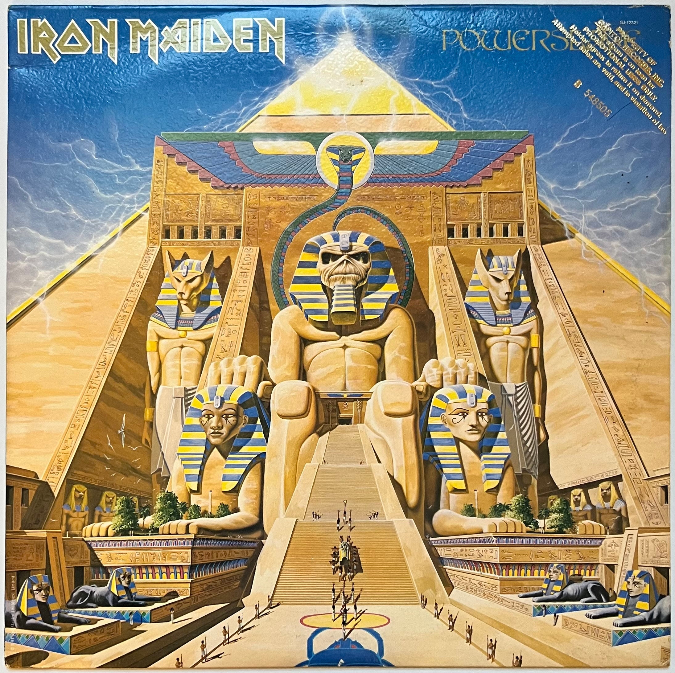 Iron Maiden – Powerslave (LP) Rare, Promo Copy - Etsy