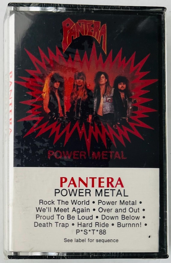 Pantera – Power Metal (cassette) Rare! Sealed Copy - Etsy