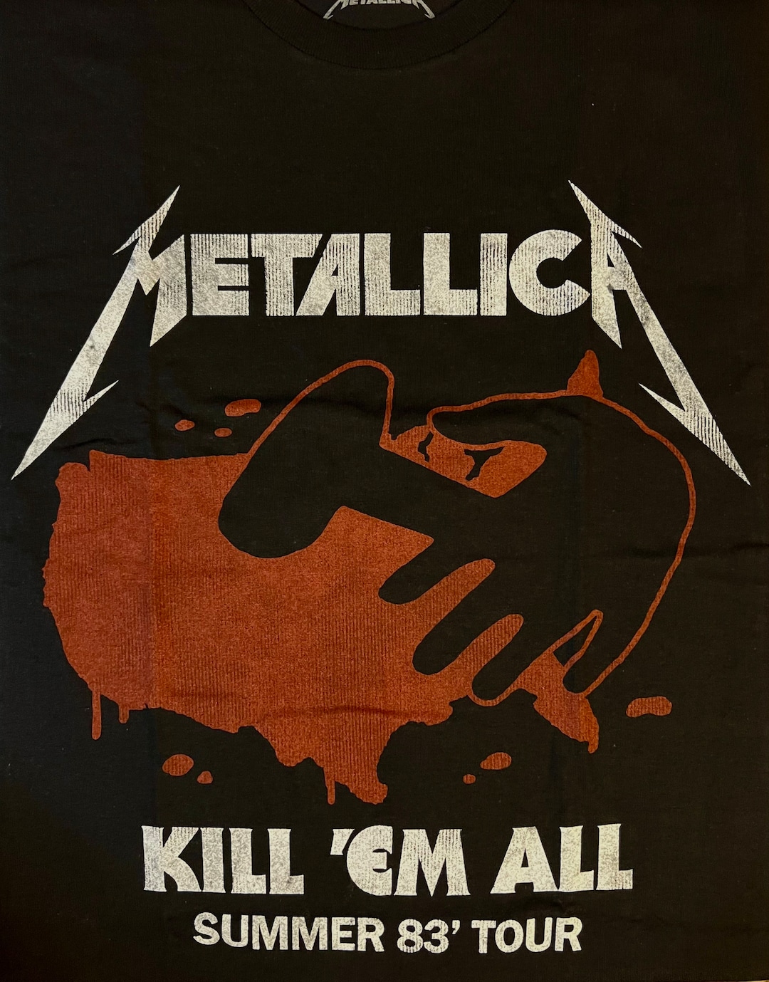 Metallica - Kill Em All 1983 (t-shirt) - Etsy