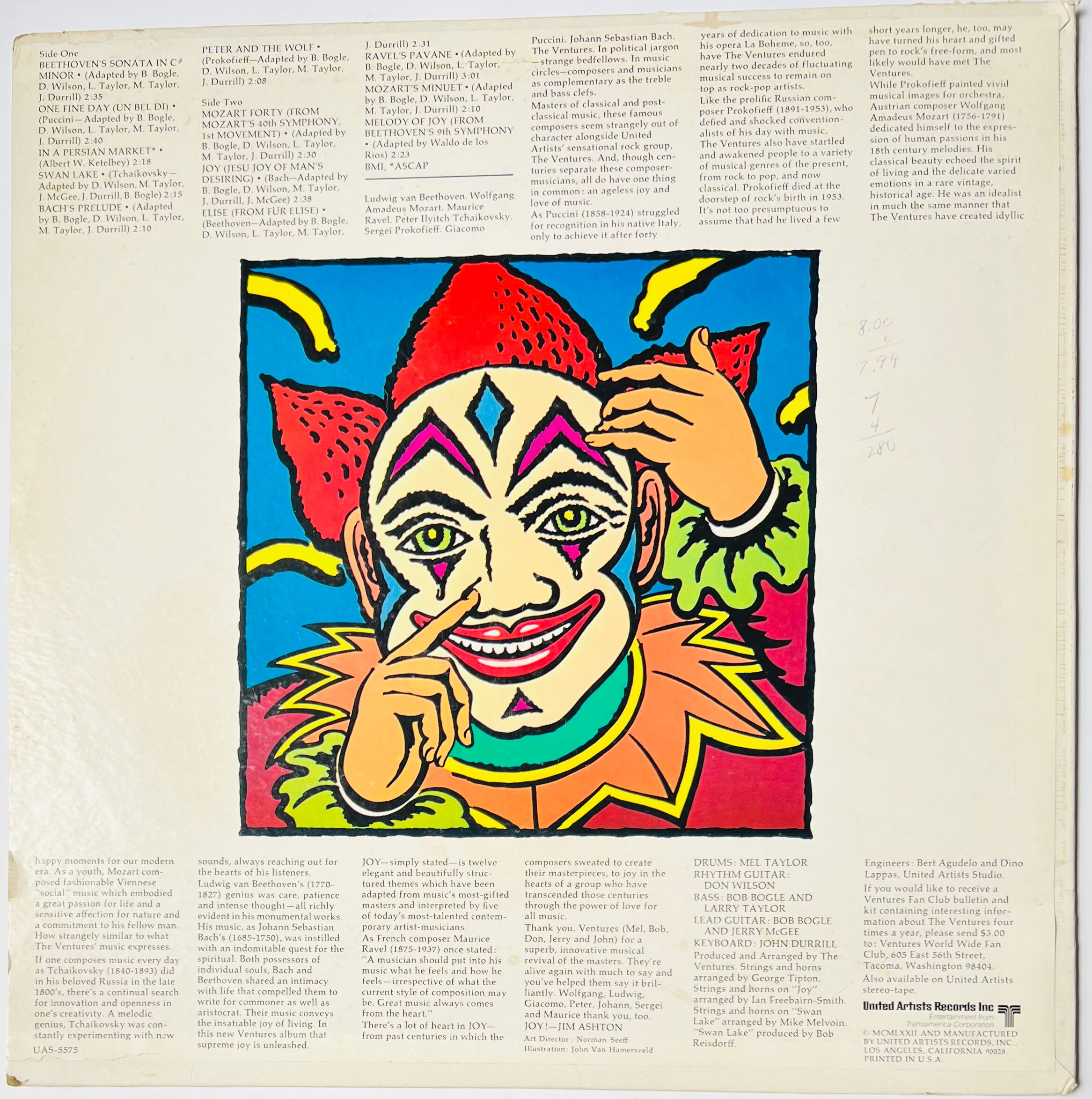 The Ventures - Joy - Etsy