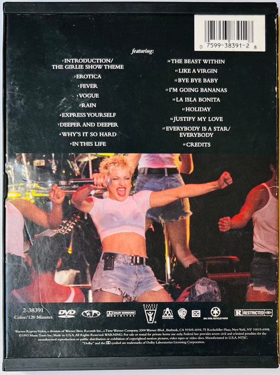 Madonna - the Girlie Show (live Down Under) (DVD) - Etsy