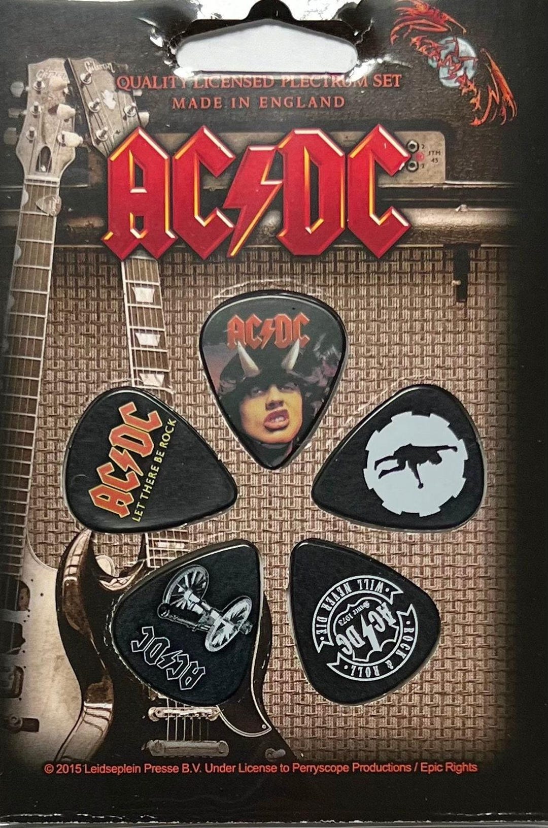 AC DC (guitar Picks) - Etsy