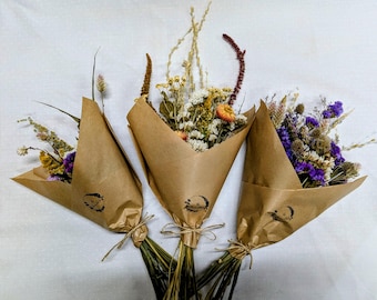 ramo de flores secas