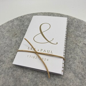 Personalized wedding card