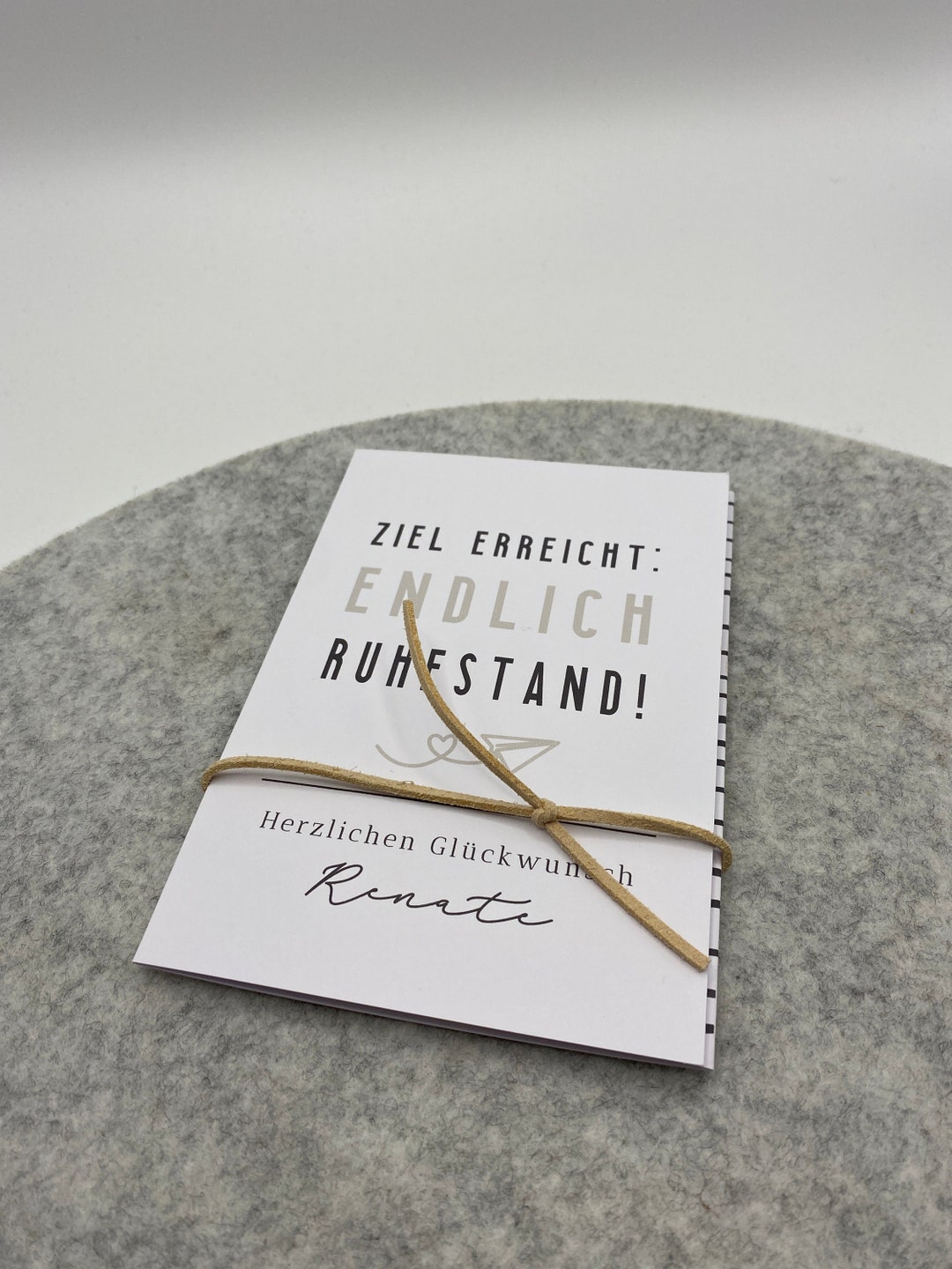 Personalisierte Karte zum Ruhestand - Etsy.de