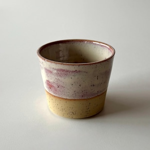 Unique Gift for Coffee Lovers: Handmade Pink Glazed Mug, 8oz Ceramic Coffee Cup, Rustic Boho Style