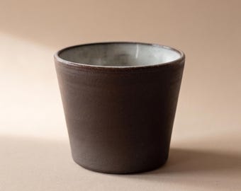 Espresso Keramiktasse - Handgemachte Steingut Espressotasse - Minimalistische Keramik - Rustikale Espressotasse - Kleine Kaffeetasse