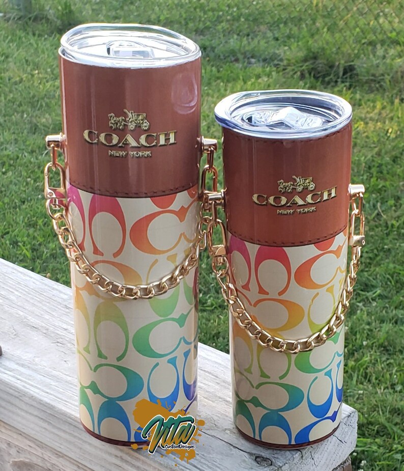 Custom Tumbler With Chain Etsy