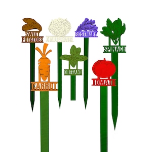 Garden Stakes | Garden Markers | Vegetable Markers