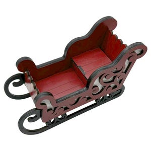 Christmas Sleigh, Christmas Decor, Holiday Centerpiece, Holiday Decoration