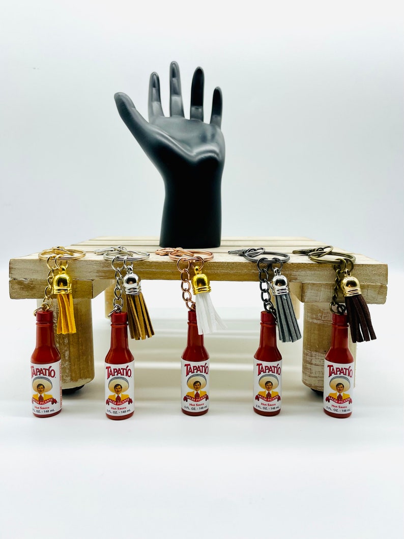 Hot Sauce Keychain Mini Brands Food Keychain Mini Keychain Etsy