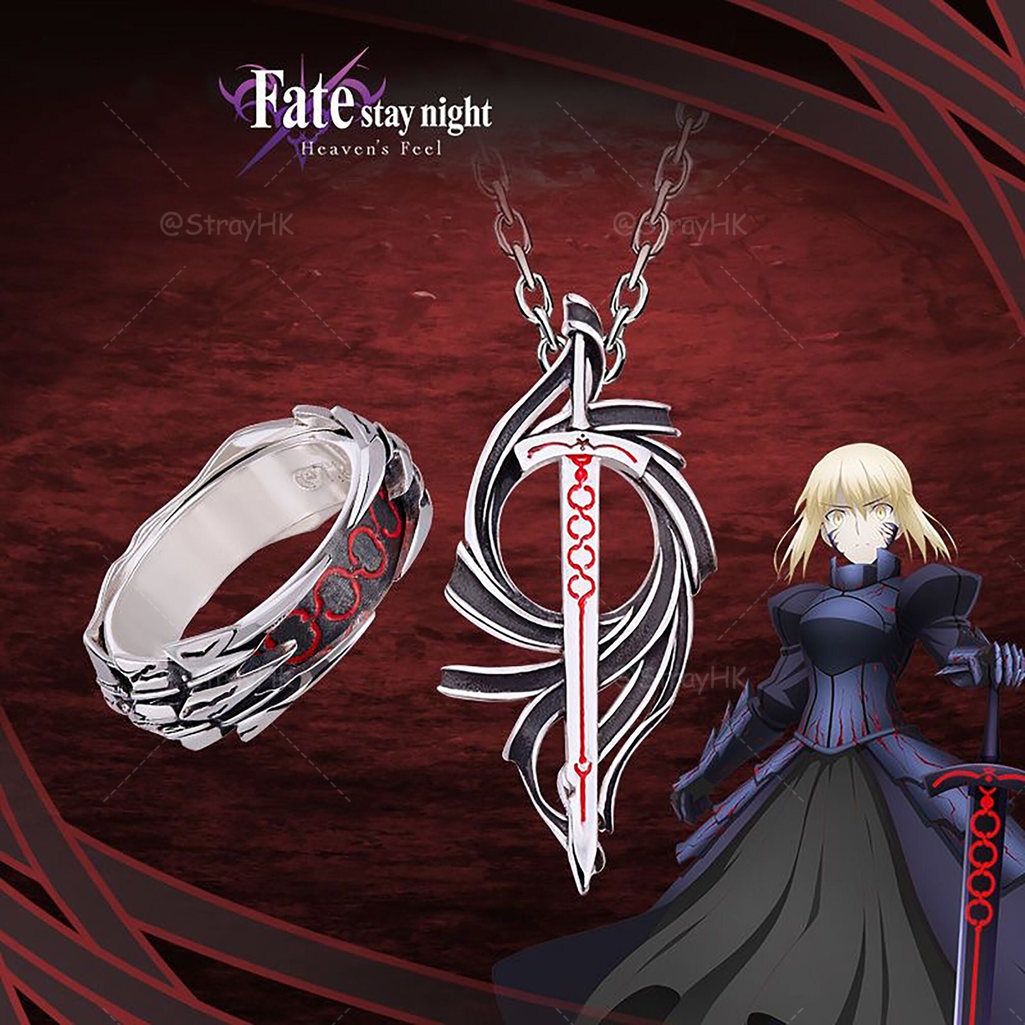 Saber Alter Artoria Pendragon Anime Fgo Fsn Ring