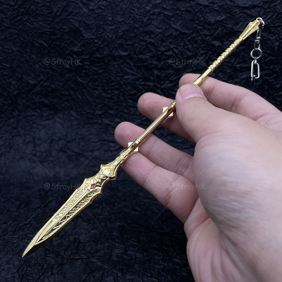God of War 5 Ragnarok Draupnir Spear 6.3 Kratos Weapon Keycap Leviathan ...