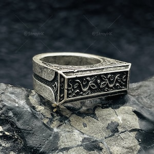 Handmade Dark Souls Knight Slayer's Ring 1:1 Replica Fully Detailed Dark Souls Cosplay Jewelry / Dark Souls 1 2 3 Gift for Him Dark Souls