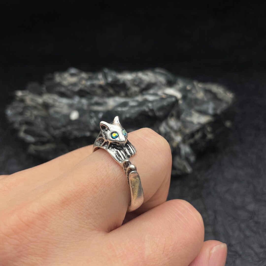 Dark Souls Ring Silvercat Ring 11 Replica Fully Detailed Dark Souls