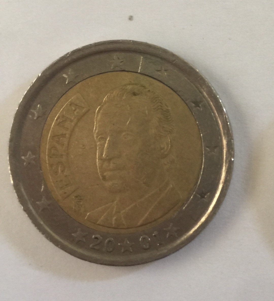 Spaanse 2 Euro zeldzame munt drukfout Etsy Nederland