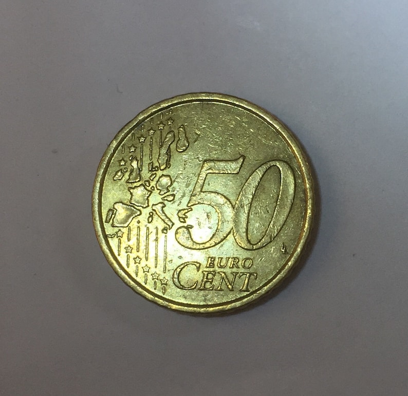 50 Cent Münze selten 2002 - Etsy.de