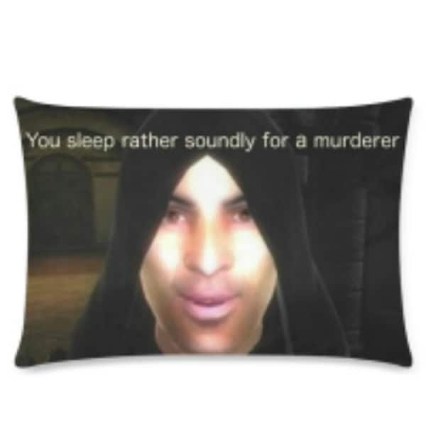 Oblivion Dark Brotherhood Pillow Case - Meme TES, cadeau amusant pour ami.