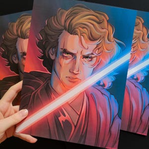 Anakin Skywalker Kunstdruck | "Der Eine, der Fell hat" | Star Wars Poster | Filmdrucke