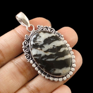 Natural buffalo turquoise pendant handmade pendant gemstone pendant 925 starling silver pendant gift for her/him birthday gift