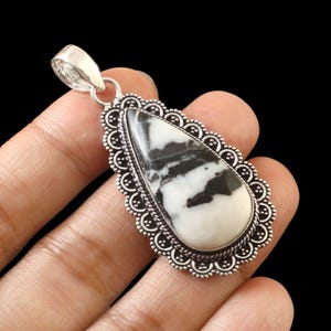 Natural buffalo turquoise pendant handmade pendant gemstone pendant 925 starling silver pendant gift for her/him Anniversary gift for girls